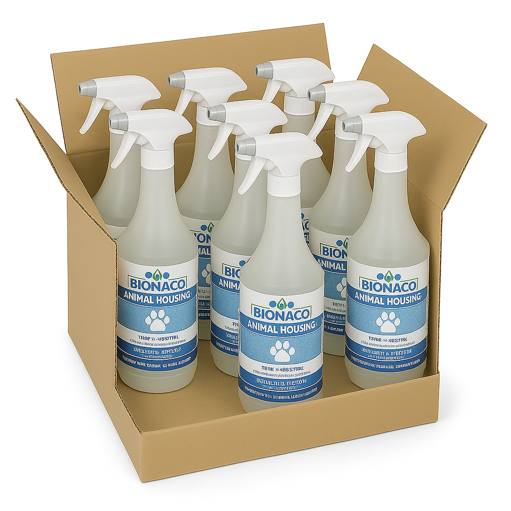 Animal Housing | 1 carton = 8 × 1000 ml | Bionaco Disinfectant
