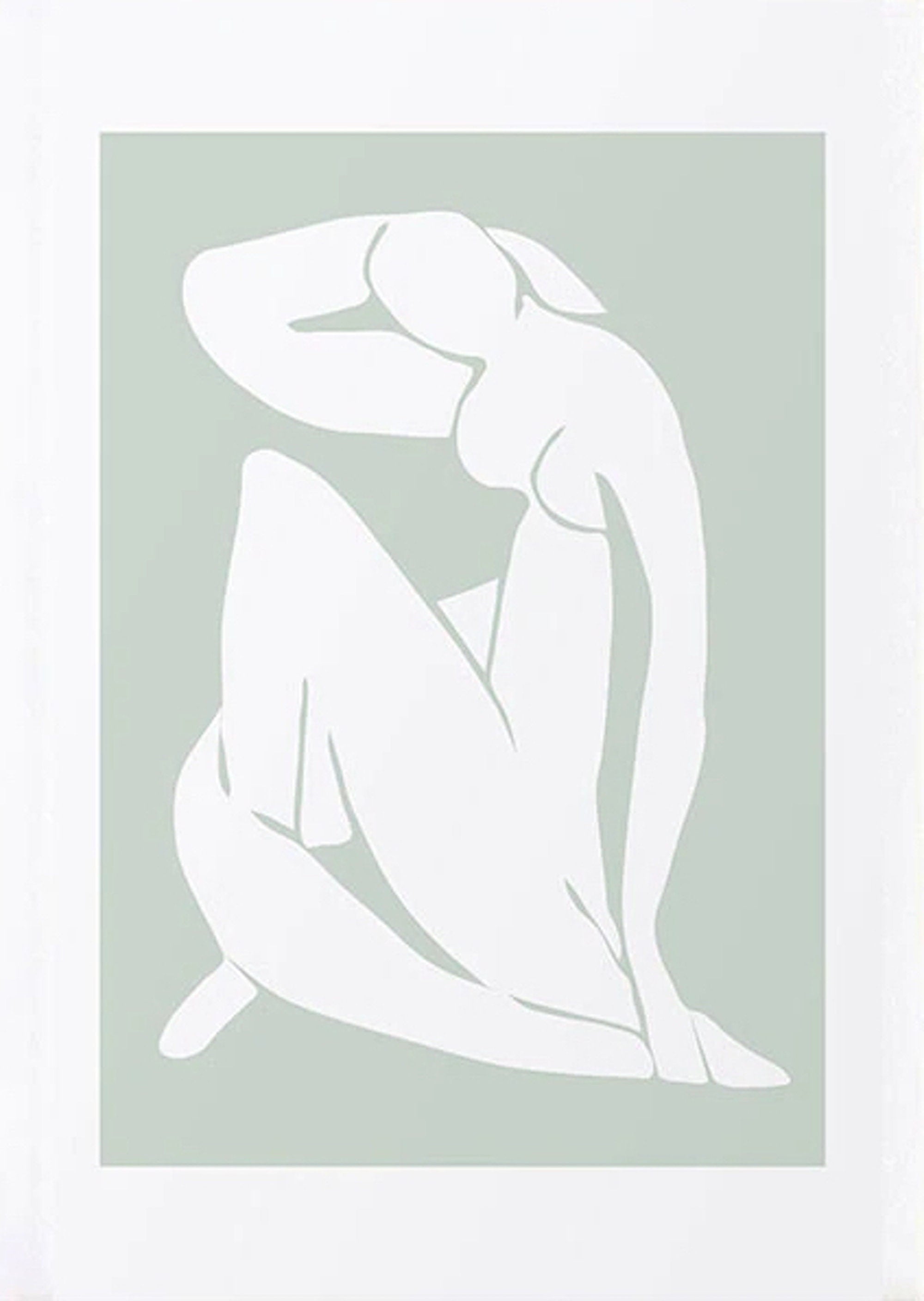 Poster Matisse Blumen Körper| Bilder Wohnzimmer | Wandbilder Schlafzimmer | Deko Print ohne Rahmen | Bilder Set Matisse Beige