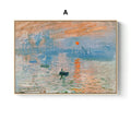 Poster Vintage Claude Monet I Deko Print ohne Rahmen