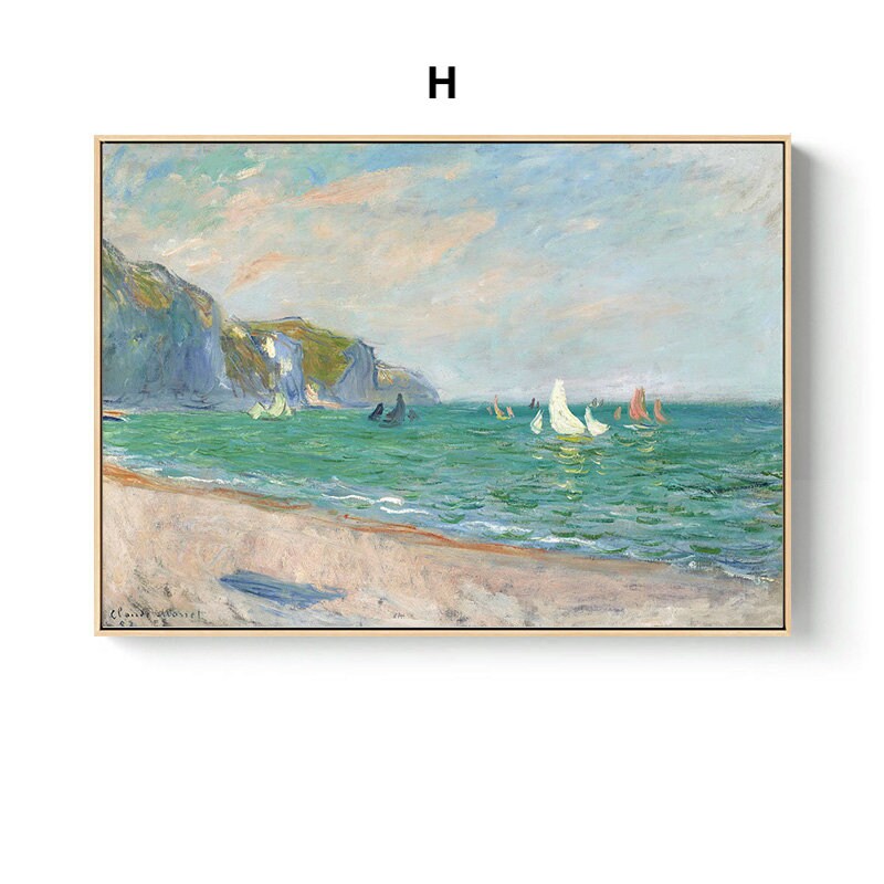 Poster Vintage Claude Monet I Deko Print ohne Rahmen