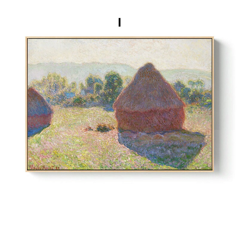 Poster Vintage Claude Monet I Deko Print ohne Rahmen