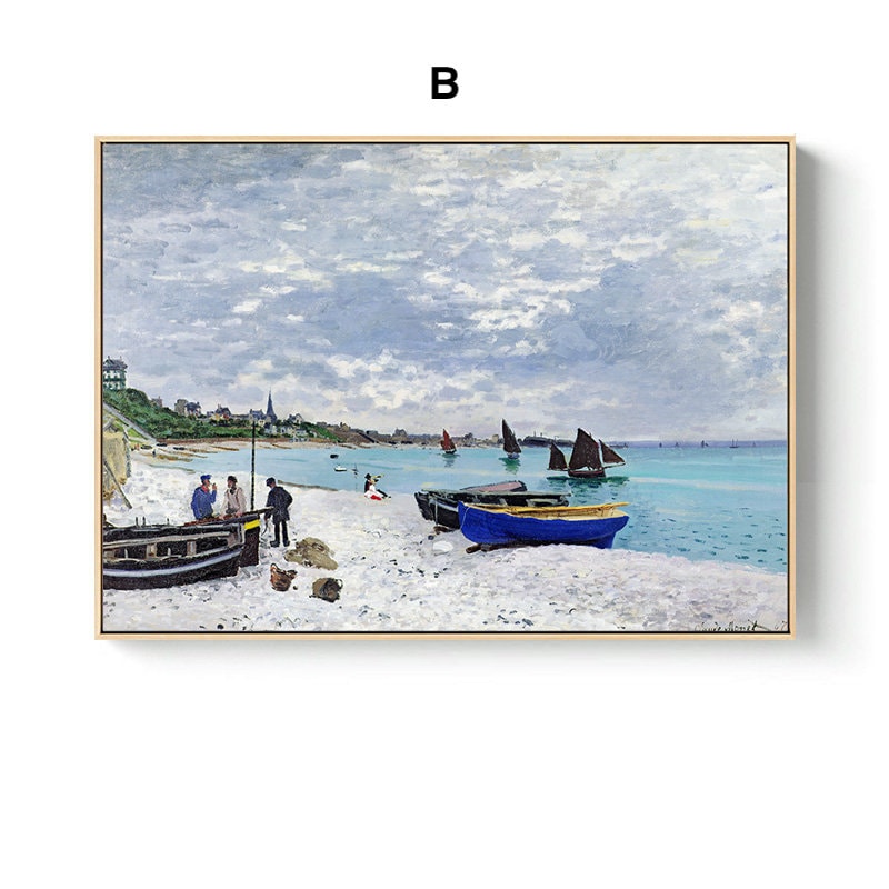 Poster Vintage Claude Monet I Deko Print ohne Rahmen